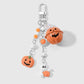 Keypus - Retro Halloween Pumpkin Ghost Keychain