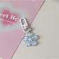 Keypus - Translucent Sakura Flower Ring Clasp Keychain