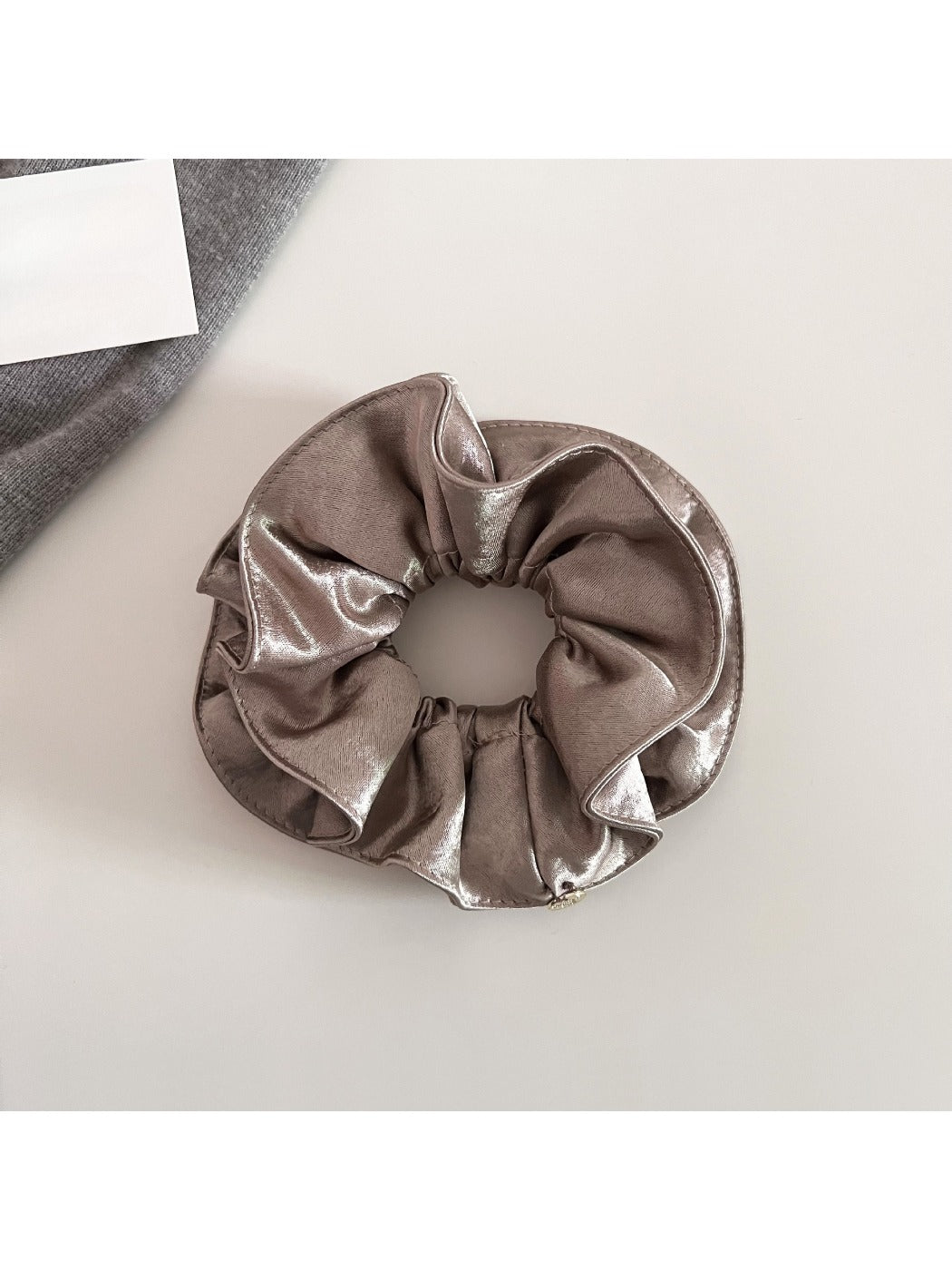 Gifty - Shimmery Double Layer Scrunchie Hair Tie