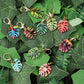 Keypus - Gradient Leaf Design Keychain Set