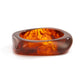 Lovra vintage marble pattern wide bracelet placed on wooden surface for styling