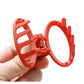 Beau - Minimalist Oval Shaped Openwork Claw Clip