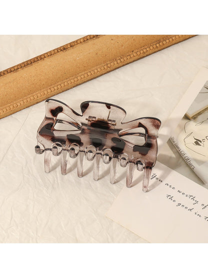 Beau - French Style Tortoiseshell Texture Claw Clip