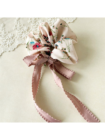 Gifty - Sweet Floral Bow Scrunchie