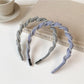 Gifty - Polka Dot Mesh Wrapped Geometric Headband