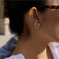 Earedge - Two-Tone Butterfly Stud Earrings