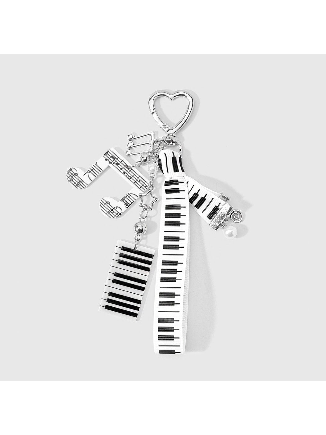 Keypus - Modern Minimalist Music Motif Keychain Bag Charm