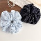 Gifty - Polka Dot Ruched Polyester Scrunchie