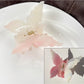 Beau butterfly hair claw clip clipped in long hair