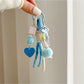 Keypus - Sweet Heart Tassel Beaded Key Ring Keychain