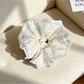 Gifty - Polka Dot Lace Trim Hair Scrunchie
