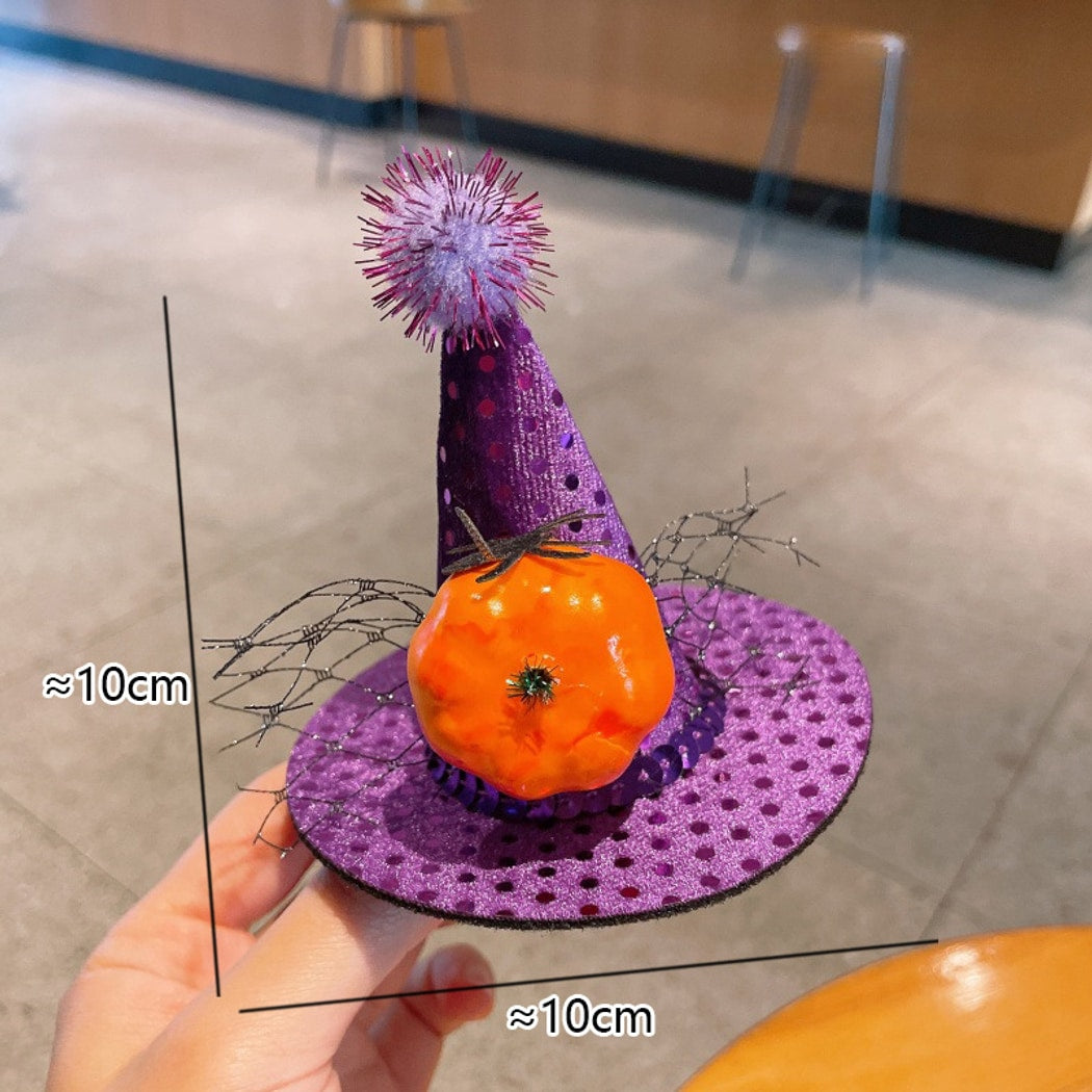 Beau - Cute Halloween Pumpkin Hat Hair Clip