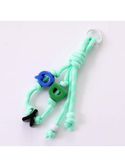 Keypus - Colorful Letter-Shaped Beaded Keychain