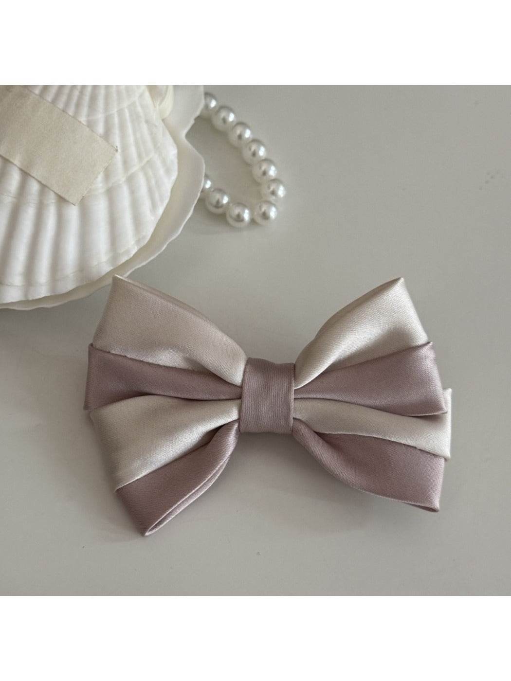 Beau - Elegant Two Tone Bow Hair Clip