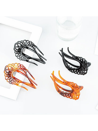 Beau - Vintage Openwork Duckbill Hair Claw Clip