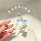Keypus - Cartoon Bow Beaded Phone Charm Keychain