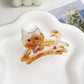 Beau - Openwork Cat Shape Decorative Claw Clip