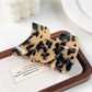 Beau - Glossy Marbled Acetate M Shape Claw Clip