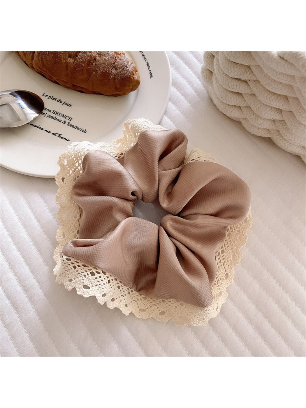 Gifty - Satin Lace Hair Ties