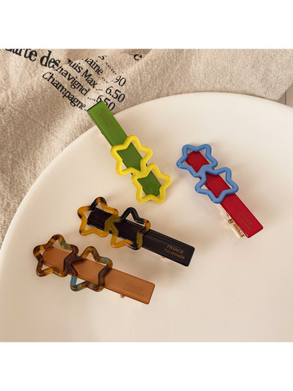 Beau - Adorable Colorful Star Shaped Hair Clip