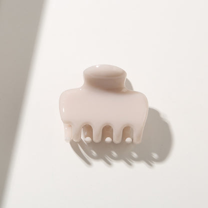 Beau - Simple Glossy Geometric Hair Claw Clip
