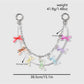 Keypus - Y2K Star Heart Bow Chain Bag Charm Keychain
