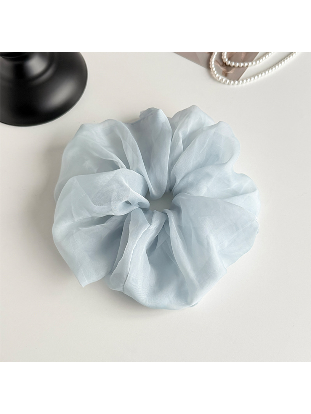 Gifty - Minimal Organza Style Polyester Scrunchie