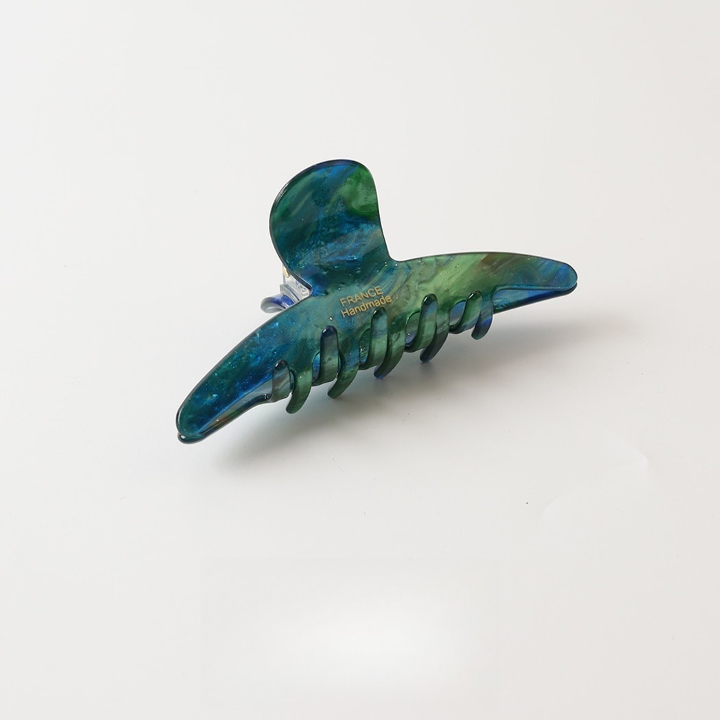 Beau - Curved Starry Design PVC Claw Clip