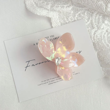 Beau - Iridescent Floral Acetate Claw Clip