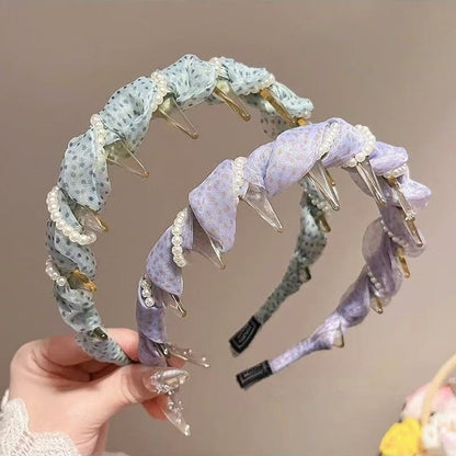 Gifty - Retro Twisted Mesh Detail Fashion Headband