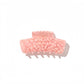 Beau - Checkered and Striped Acetate Claw Hair Clip