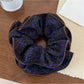Gifty - Spring Retro Polka Dot Ruffled Scrunchie