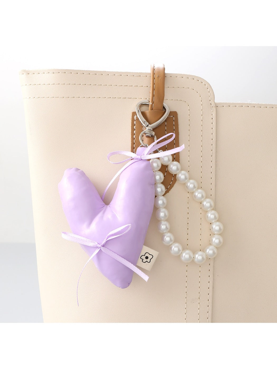 Keypus - Heart Shaped Bow Keychain