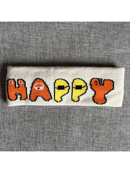 Gifty - Letter Pattern Sports Headband