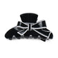 Beau - Acetate Fiber Bow Edge Trim Claw Clip
