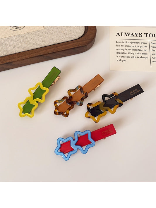 Beau - Adorable Colorful Star Shaped Hair Clip
