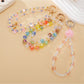 Keypus - Double Chain Beaded Cherry Pendant Keychain