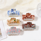 Beau - Large Square Marbled Texture Claw Clip