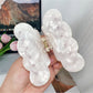 Side view of Beau elegant cloud shaped hair claw clip highlighting the clasp mechanism