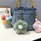 Keypus - Colorful Plush Flower Bag Charm Keychain