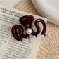 Beau - M-Shaped Acetate Letter Detail Claw Clip