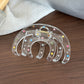 Beau - Transparent Acrylic Polka Dot Claw Clip