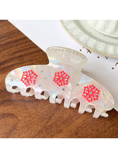 Beau - Decorative Acetate Floral Geometric Claw Clip