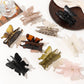 Beau Butterfly-Shaped Claw Clip with butterfly print