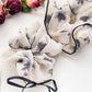 Gifty - Ink Wash Print Ruched Scrunchie