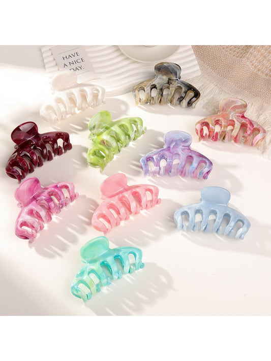 Beau - Ombre Pumpkin Shaped Hair Claw Clip