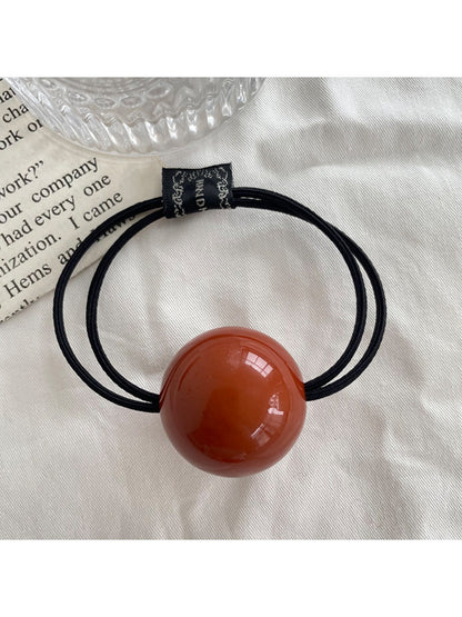 Gifty - Minimalist Solid Color Sphere Hair Tie