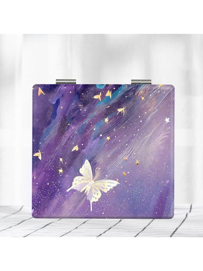 Mirroray - Dreamy Butterfly Pattern Compact Mirror
