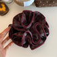 Gifty - Checkered Ruffled Hair Scrunchie