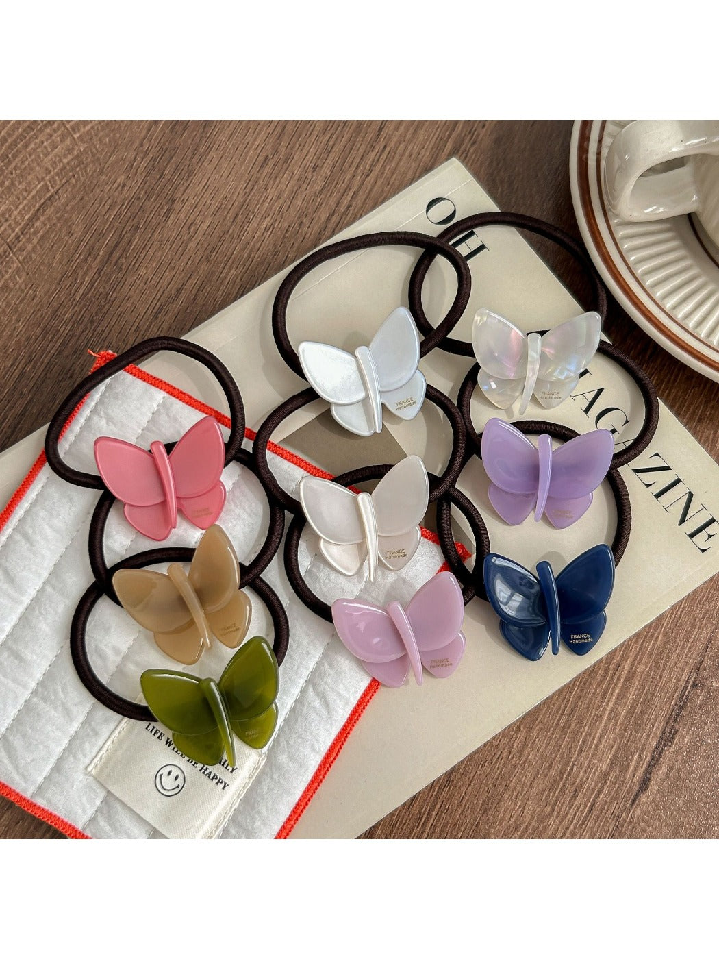 Gifty - Elegant Acetate Butterfly Hair Tie